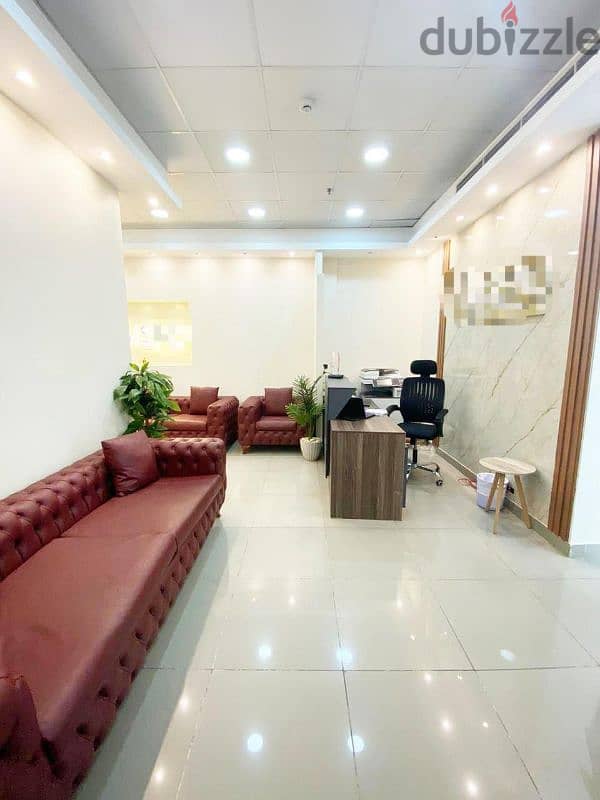 مكتب اداري للايجار 220م مميز في التجمع الخامس Office For Rent 220M 1