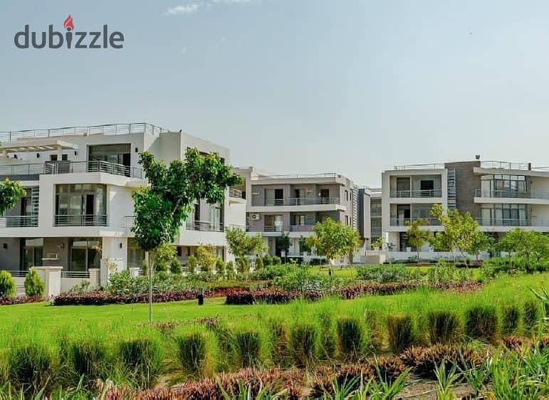 private garden 115m apartment for sale in taj city infront of the airport 5th settlement 2