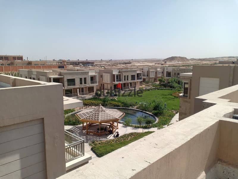 private garden 115m apartment for sale in taj city infront of the airport 5th settlement 4