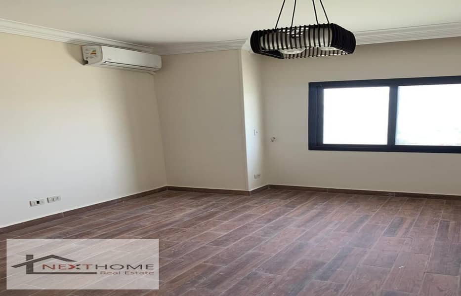 Apartment with kitchen and ac`s for rent in eastown sodic next to auc view landscape bahry amazing price 3