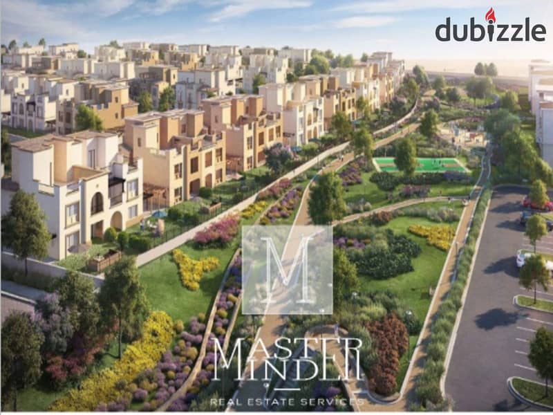 Apartment For sale ready to move Fully Finished  central park view in Mivida  by Emmar misr 2