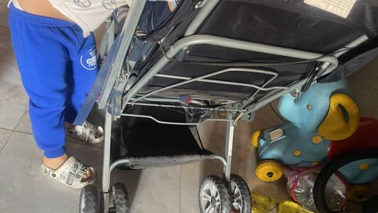 baby stroller like new jonior brand عربيه اطفال ممتازه