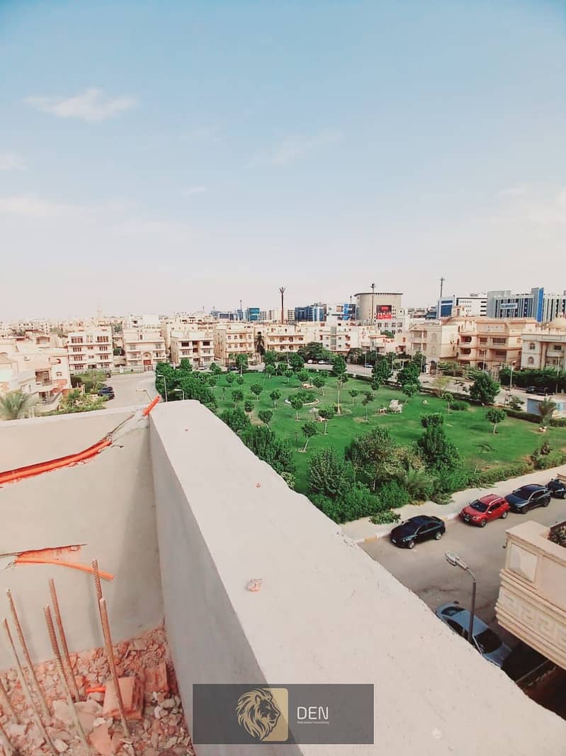 duplex  bahri for sale, south of the academy, a view, open to the garden - New Cairo 0