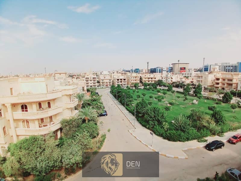 duplex  bahri for sale, south of the academy, a view, open to the garden - New Cairo 10