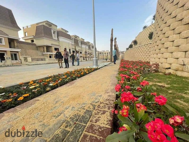 S2 للبيع تقسيط ريسيل 175م استلام 2025 في سراي Z villa في كمبوند سراي Compound sarai 1