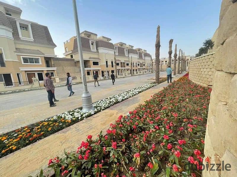 S2 للبيع تقسيط ريسيل 175م استلام 2025 في سراي Z villa في كمبوند سراي Compound sarai 5