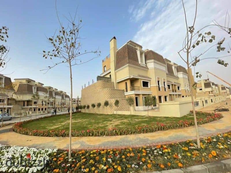 S2 للبيع تقسيط ريسيل 175م استلام 2025 في سراي Z villa في كمبوند سراي Compound sarai 6