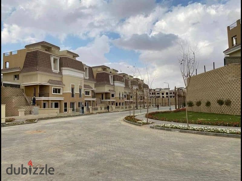 Z villa 175 m for sale S2 in sarai delivered 2025 in Compound sarai 13