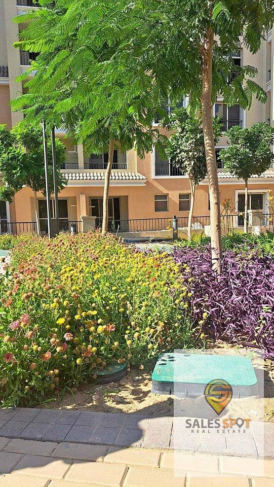 Apartment with private garden for sale in a distinctive location next to Madinaty and minutes for the fifth settlement 5