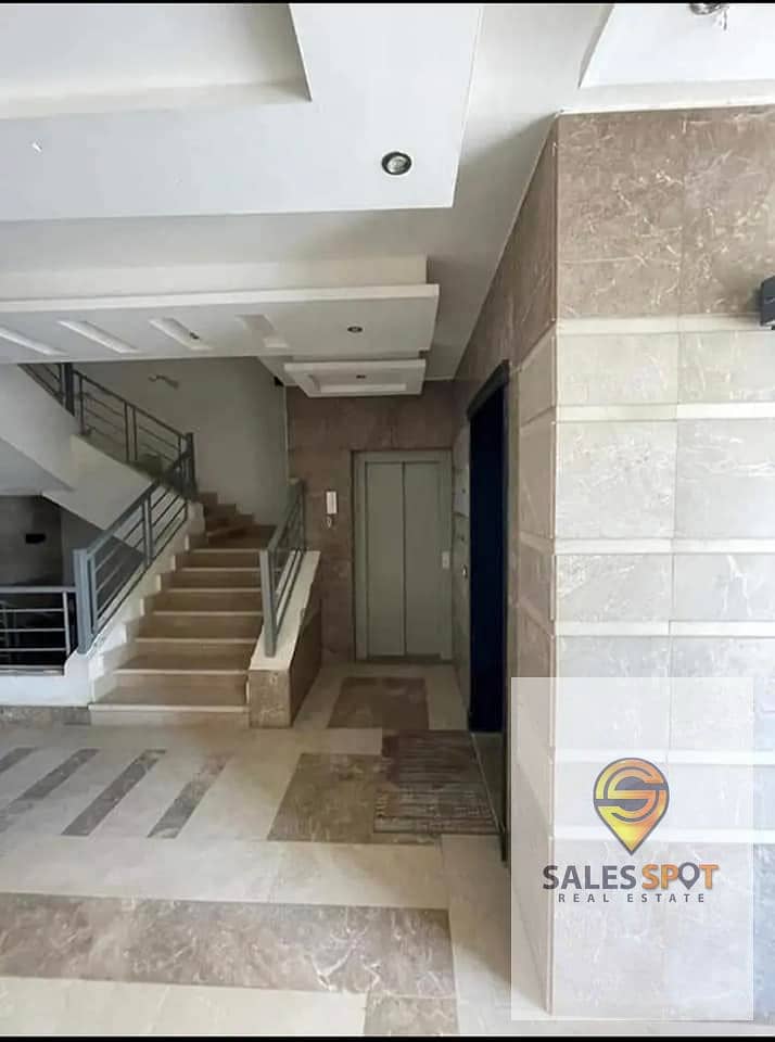 Apartment with a private garden for sale in a very special location in front of Cairo Airport and near Nasr City Taj City 6