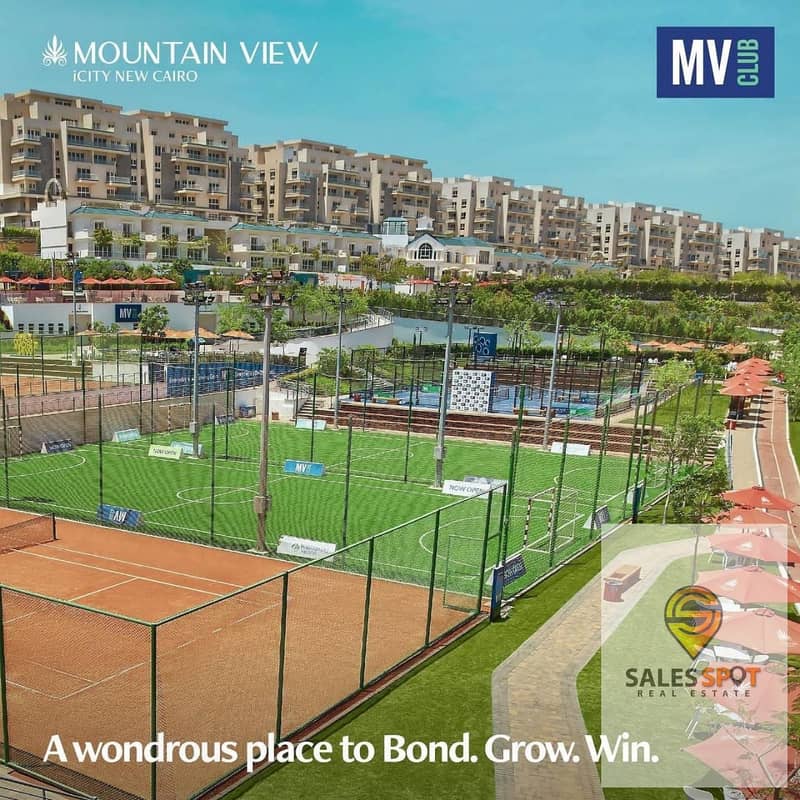 Apartment Ready To Move With Private Garden In Installments In M. V. ICITY Mountain View Fifth Settlement 11