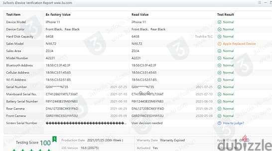 ايفون 11 اتحاد أوروبي تم شراؤه من إنجلترا مجدد بالكامل بطاريه 100% 6