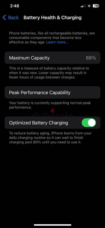 iphone xs max 512 battery 88% 10