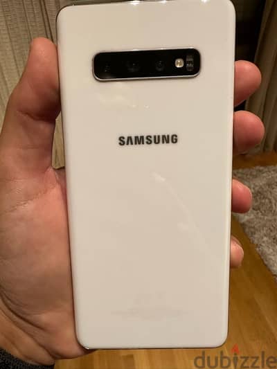 Samsung S10+ 512 Gb white + Handfree + Charger - Mint Condition