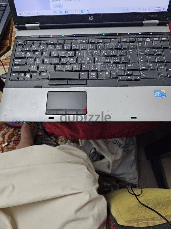 لاب توب hp M520 بحاله جيده هاردSSD 1