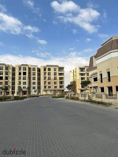 Own a one-bedroom apartment with a landscape view on the Suez Road near Madinaty