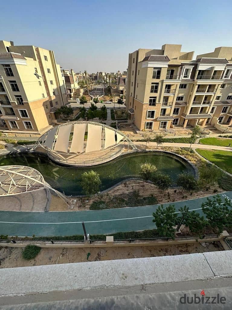 Own a one-bedroom apartment with a landscape view on the Suez Road near Madinaty 6