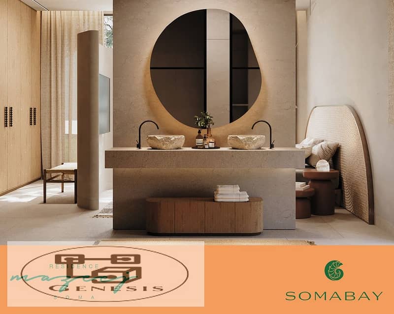 شاليه 3 غرف + Garden متشطب مباشرة ع البحر في سوما باي Soma Bay 9