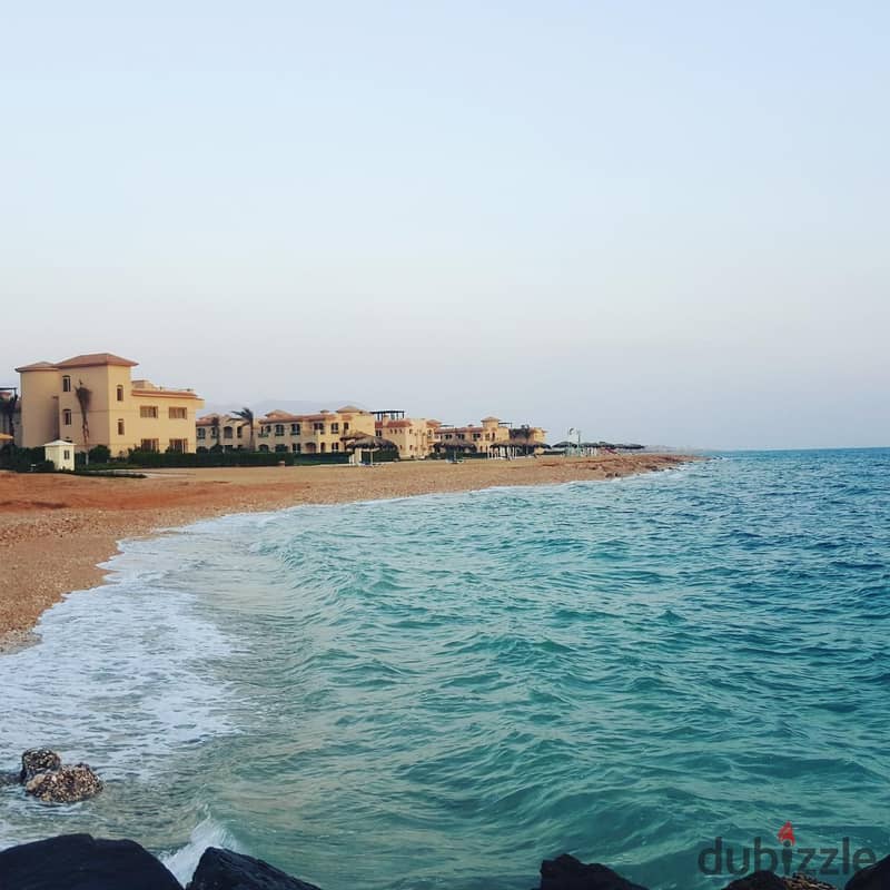 At the lowest price in Sokhna, pay 2 million and 580 thousand and receive a chalet on the sea with hotel finishes in La Vista Gardens 9