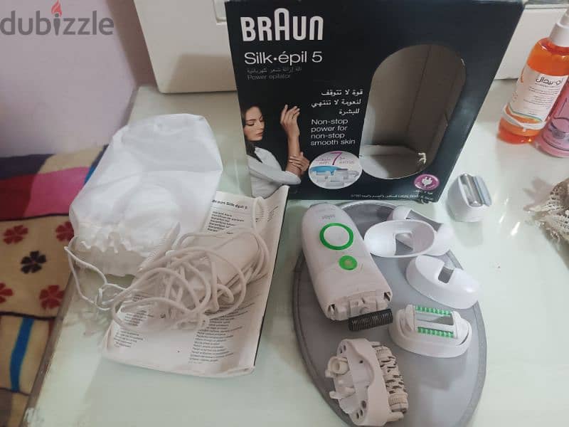 Braun silk apil 5 with 7 PCs extra 5