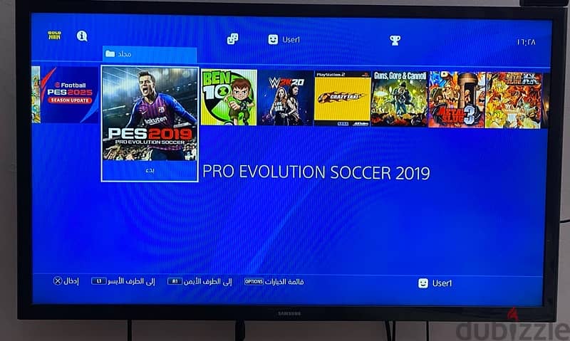 ps4 slim معدل معاه ٤ دراعات اوريجنال مساحه 500 جيجا 6