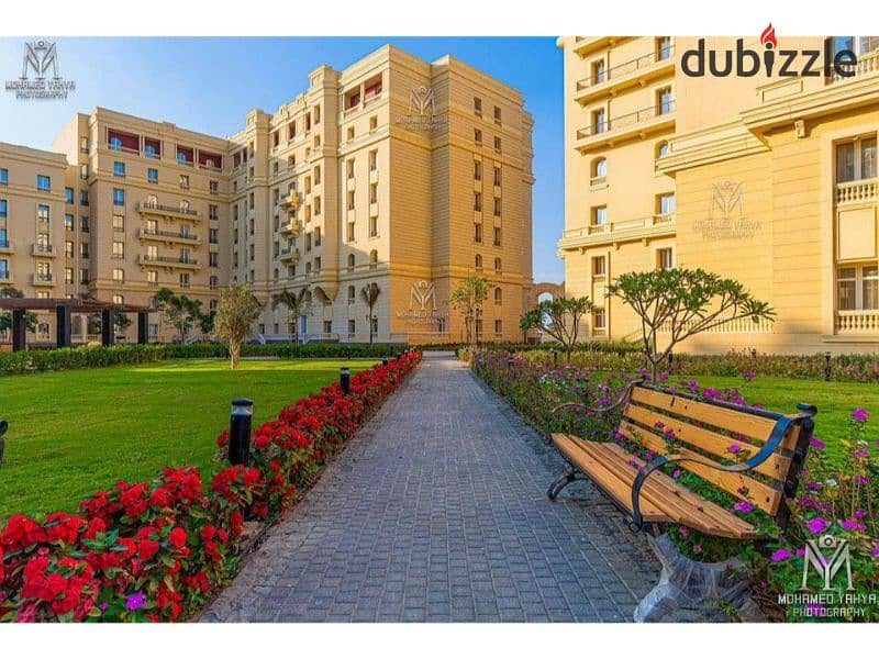 At the lowest price, an apartment for sale in a distinctive location in New Cairo, the Administrative Capital, hotel finishing in New Garden City 8