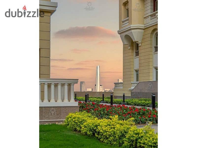 At the lowest price, an apartment for sale in a distinctive location in New Cairo, the Administrative Capital, hotel finishing in New Garden City 9