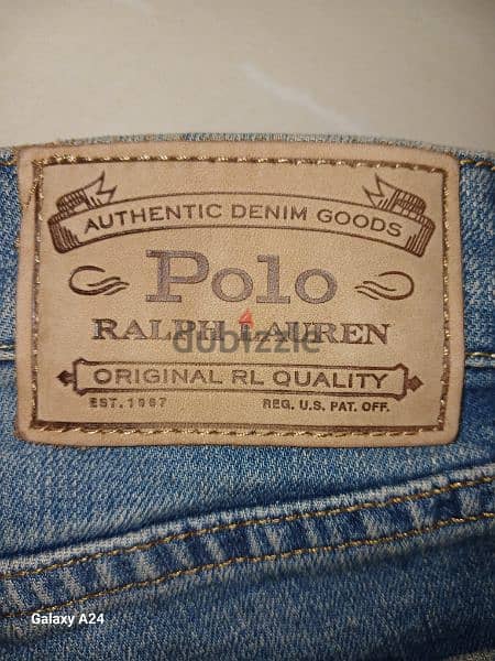 بنطلون جينز  أصلى POLO RALPH LAUREN w34 ، L 30, (مستعمل كالجديد ) 3