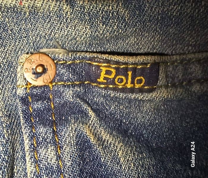 بنطلون جينز  أصلى POLO RALPH LAUREN w34 ، L 30, (مستعمل كالجديد ) 7