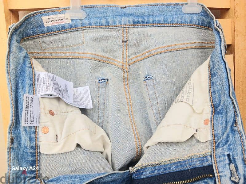 بنطلون جينز صيفى Levi's 512 باكستاني الصنع  مقاس w31 (مستعمل) 5