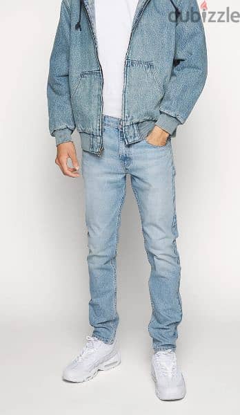 بنطلون جينز صيفى Levi's 512 باكستاني الصنع  مقاس w31 (مستعمل) 7