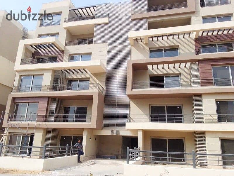 The best opportunity at the lowest price in the market, an apartment with Ready to move , 183 meters, with a landscaped view, in palm hills new Cairo 3