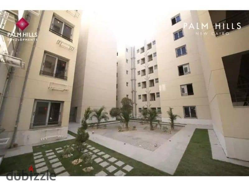 At the lowest price on the market, a studio for sale, 70 meters, fully finished, in Palm Hills, new Cairo 7