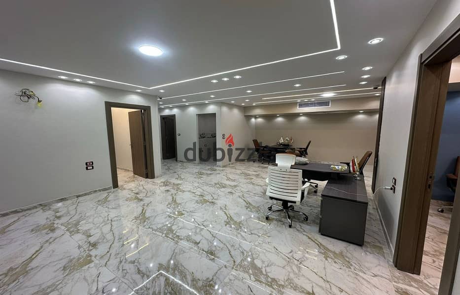 Super  Lux  Finished  Rental  Office  on  Maadi  Ring  Road  Area  230  m 3