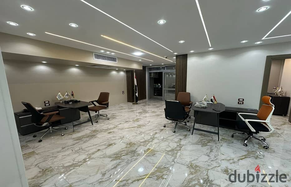 Super  Lux  Finished  Rental  Office  on  Maadi  Ring  Road  Area  230  m 7