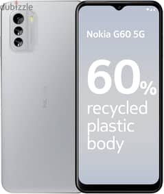 جديد Nokia G60 5G , 6+128GB NFC, Esim android 14+ هدية 0