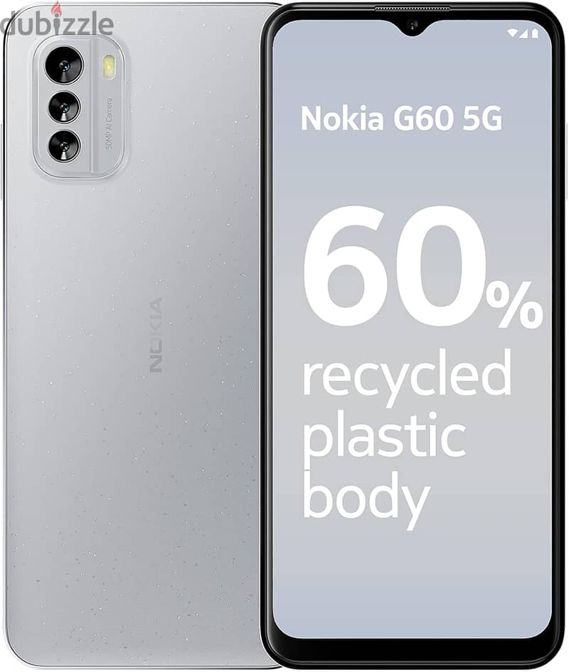 جديد Nokia G60 5G , 6+128GB NFC, Esim android 14+ شريحة الكترونية 0