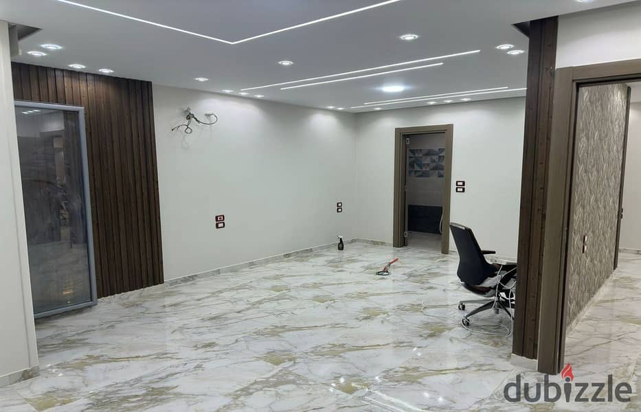 Super  Lux  Finished  Rental  Office  on  Maadi  Ring  Road  Area  170  m 2