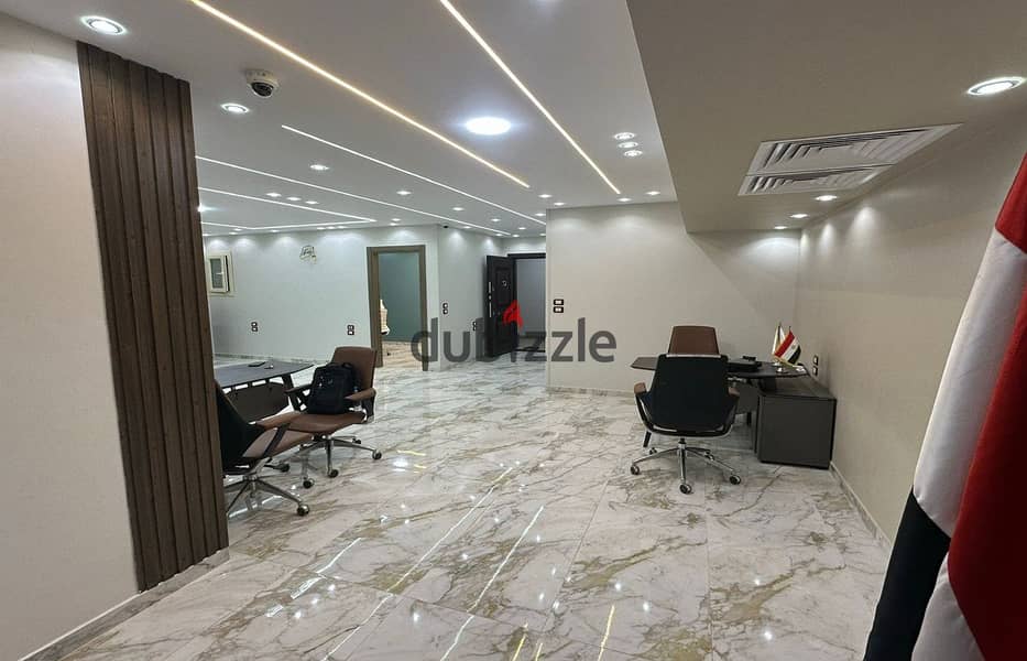 Super  Lux  Finished  Rental  Office  on  Maadi  Ring  Road  Area  170  m 3