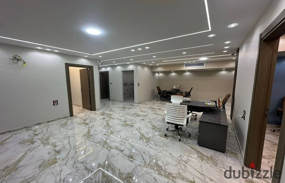 Super  Lux  Finished  Rental  Office  on  Maadi  Ring  Road  Area  170  m 7