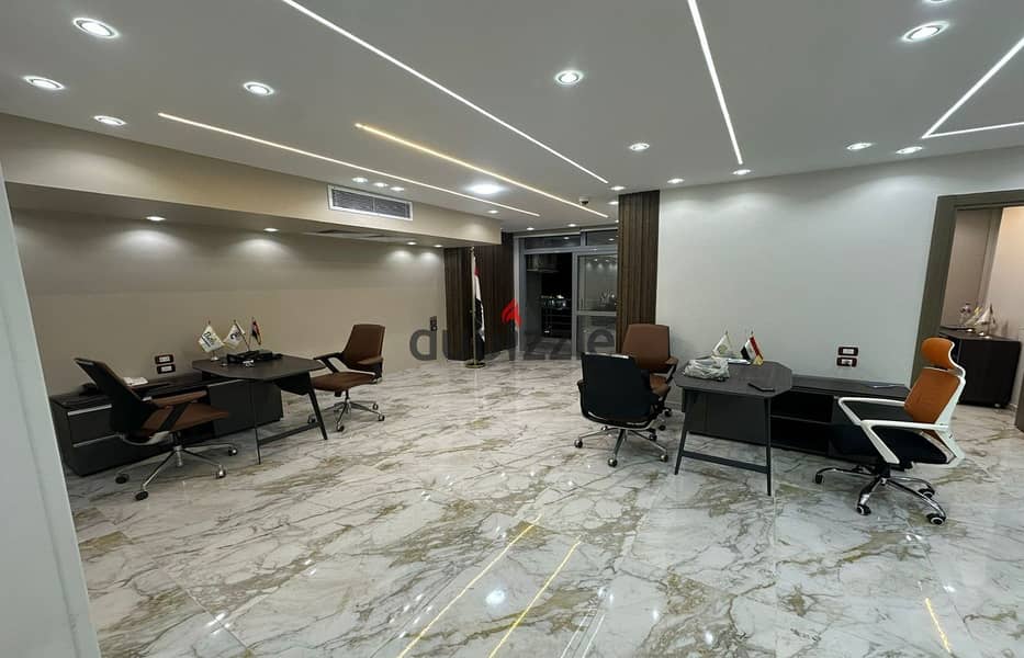 Super  Lux  Finished  Rental  Office  on  Maadi  Ring  Road  Area  170  m 8