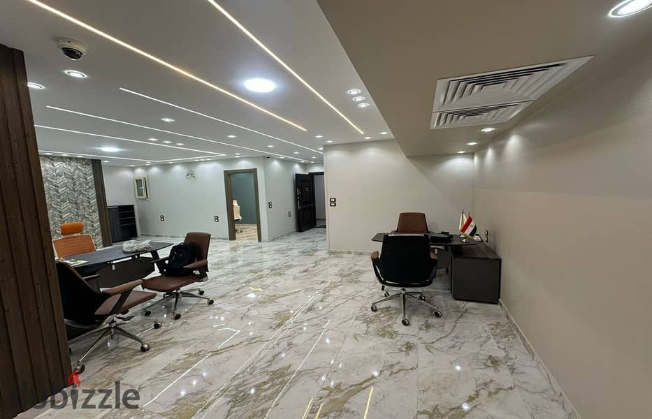 Super  Lux  Finished  Rental  Office  on  Maadi  Ring  Road  Area  170  m 11