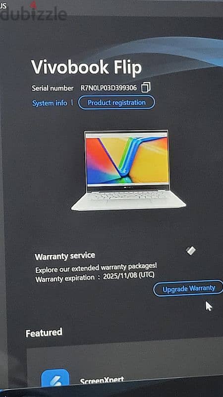 Asus vivobook s14 flip استخدام قليل جدا 1