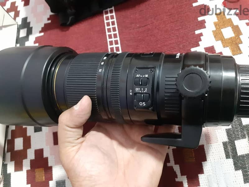 لينس سيجما 70.200f2.8 للنيكون بمانع اهتزاز os 2