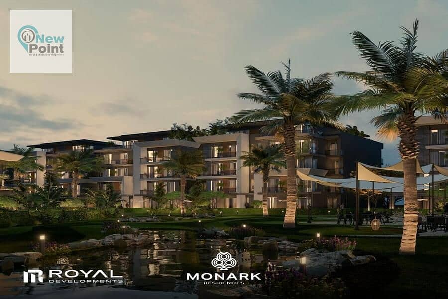 إمتلك شقة 135 متر بجوار كمبوند بلوم فيلدز بسعر مميز من مونارك Monark Mostakbal City Compound 2