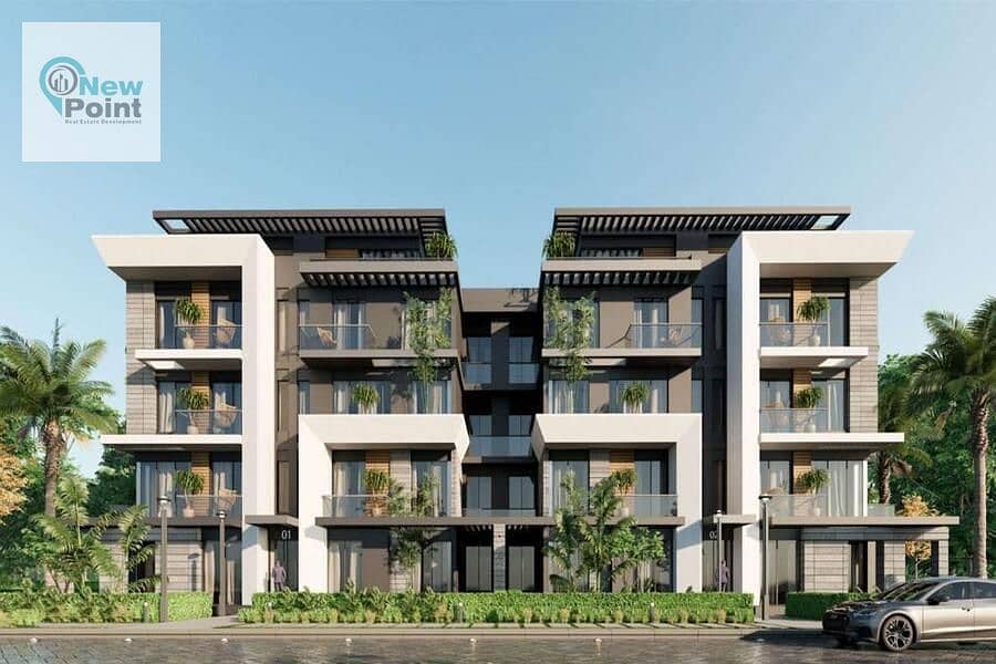 Own a two-room apartment next to Bloomfields Compound at a special price from Monark Mostakbal City Compound 0