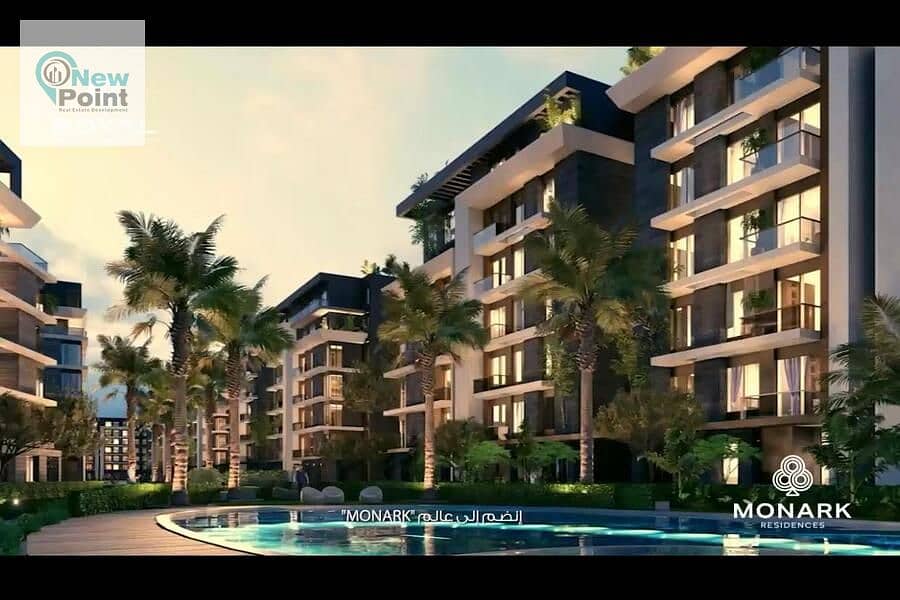 إمتلك شقة غرفتين بجوار كمبوند بلوم فيلدز بسعر مميز من مونارك Monark Mostakbal City Compound 3