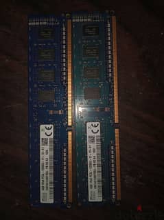 2×4 8g ram ddr3 0