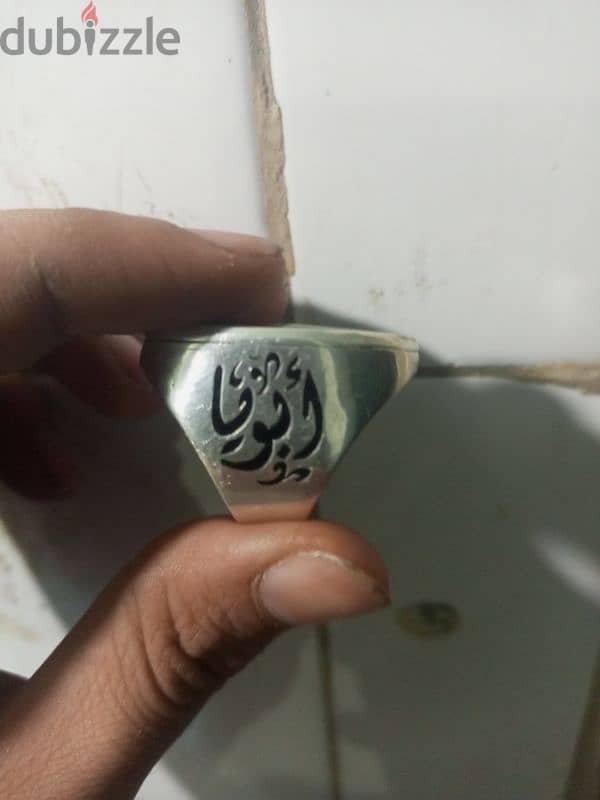 خاتم فضه925 عموله 2