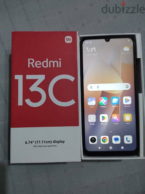 جديد إستعمال 4 شهور بفاتورته وضمانه Xiaomi Redmi 13c 256/8 1